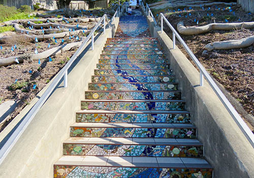 16th avenue mosaic staircase san francisco 16th avenue mosaic staircase san francisco